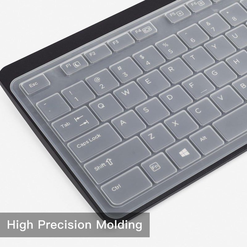 CaseBuy Keyboard Cover for HP USB Slim Business Keyboard KU-1469 SK-2120 KB-1469 803181 and HP EliteOne 800 G4 All-in-One PC, HP Slim Keyboard Protector Skin, Clear - Image 4
